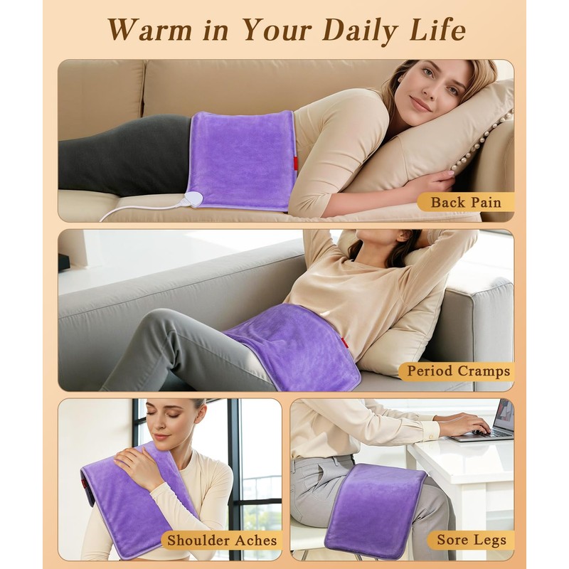 InVarme Far Infrared Heating Pad: Extra Hot Deep Muscles for