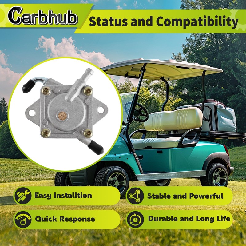 Carbhub 1014523 Fuel Pump for Club Car Gas Golf Cart