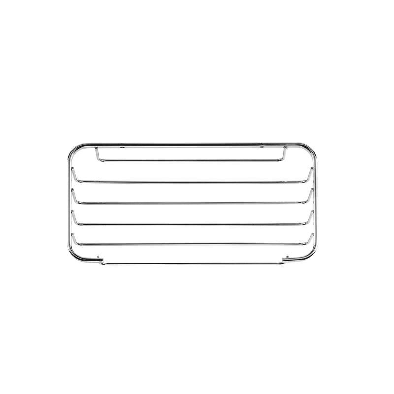 Croydex Chrome Wall Mounted Cosmetic Shower Basket for Bathroom, 5