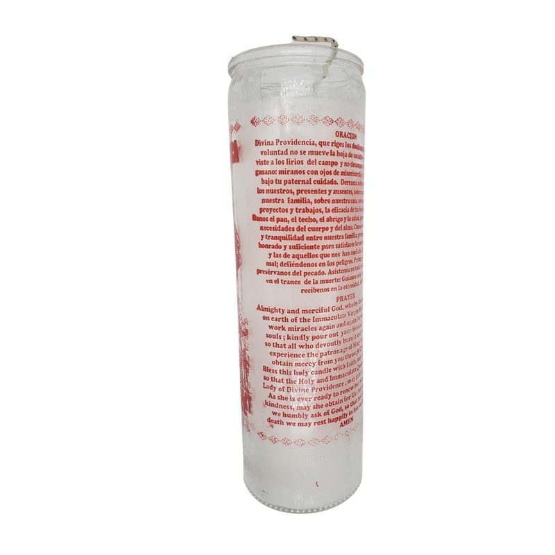 Divine Providence White Ritual Candle/Divina Providencia Veladora Blanca