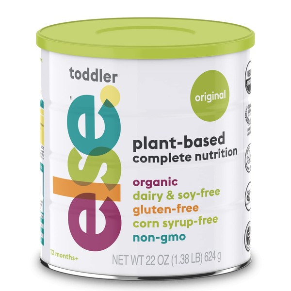 Else Plant-Based Complete Nutrition Drink for Toddlers, 22 Oz, Whole plants Ingredients, Vitamins and Minerals for 12 mo.+, Dairy-Free, Soy-Free, Corn-Syrup Free, Gluten-Free, Non-GMO, Vegan, Organic