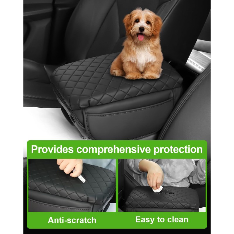 TBHOO Center Console Cover for 2023 Toyota Tacoma 2016-2022 Armrest