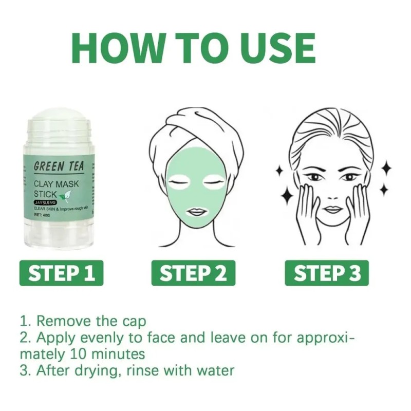 Bc Mascarilla Facial En Barra De Arcilla De Té Verde,