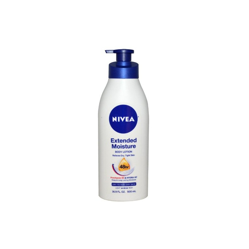 Nivea Lotion Extended Moisture 48Hr 16.9 Ounce Pump (Dry to
