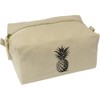 'Single Pineapple' Canvas Wash Bag/Makeup Case (CS00041764)