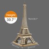 CubicFun 3D Puzzle for Adults Eiffel Tower with Shining LED