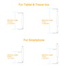 TFY Tissue Box Holder, Kitchen Wall Mount Compatible with Face