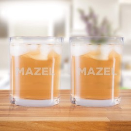 Bravo TV Watch What Happens Live Mazel Rocks Glass - Set of 2