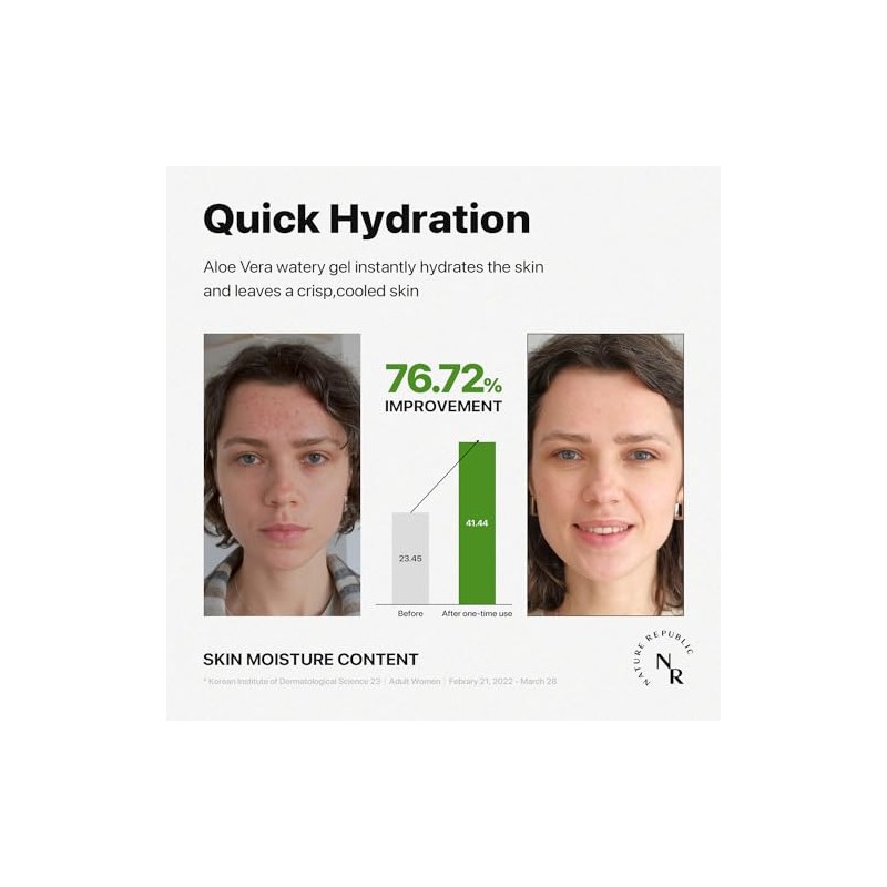 Nature República Soothing & Humedad Aloe Vera 92% Gel 300