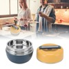 0.8L Stainless Steel Thermal Lunch Box 2 Layer Insulated Lunch