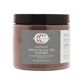 Civilized Coffee Instant Assam Black Tea Powder for Hot Tea, Iced Tea & Baking (8 oz)