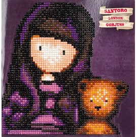 Vervaco Diamond Painting Greeting Card kit Gorjuss