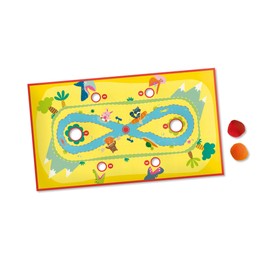 SES Creative 02285 Hole tarp - Whitewater course - Large play sheet (140x80cm), 2 to 4 players, Stimulates playing and working together, Stimulates outdoor play, Age 5+