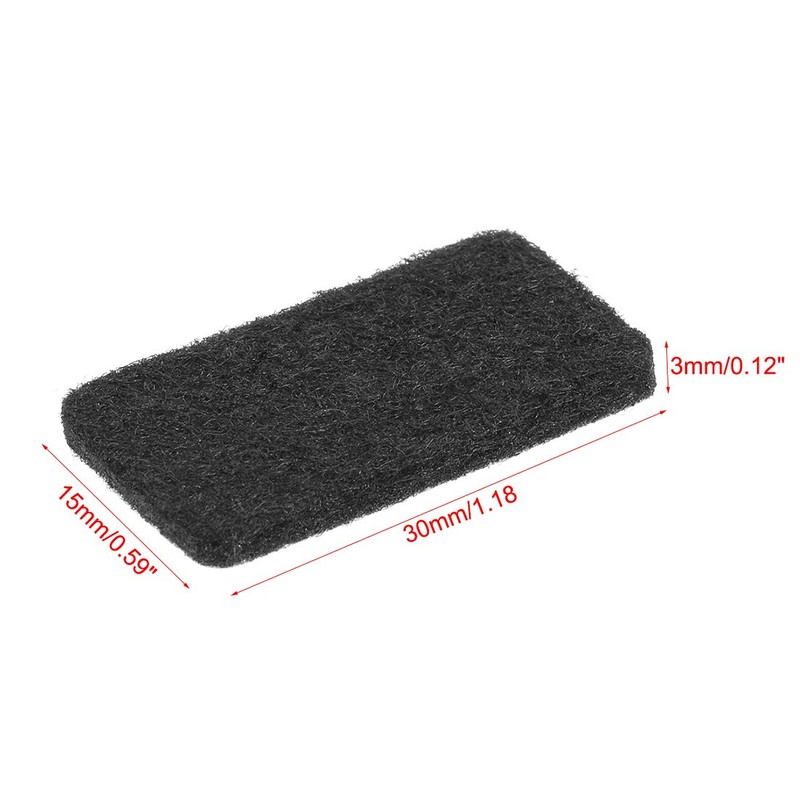 uxcell Furniture Pads 30mm x 15mm Adhesive Felt Pads 3mm