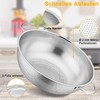 Homikit Strainer, Stainless Steel Kitchen Strainer, Pasta Strainer with Handles,