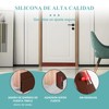 5M/16Ft Guardapolvo y Protector para Puerta de 3 Capas,Tira de