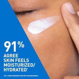 CeraVe - Loción hidratante facial AM Sunscreen SPF 30, piel normal a seca, unisex, 3 onzas