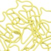 100Pcs Paper Clips Yellow Duck Shape Lightweight Portable Electroplating Process