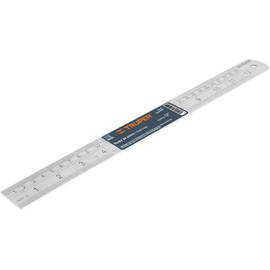 Truper RGL-30, Regla de acero inoxidable, 12"