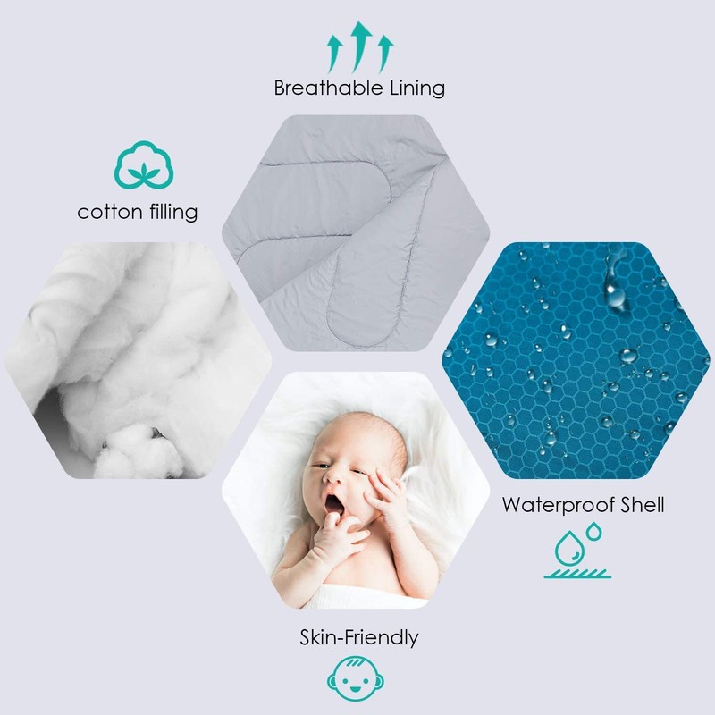 CANWAY Double Sleeping Bag with 2 Pillows, Waterproof Lightweight 2