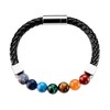 Omky Pulsera de 7 Chakras Hombre Mujer | Acero inoxidable