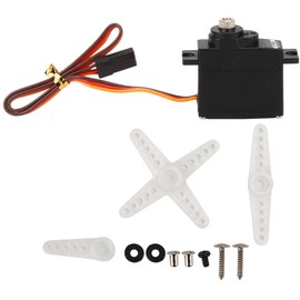 JX PDI‑1171MG 17g Metal Gear Core Motor Servo Upgrade Parts for RC ModelsBlack