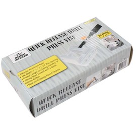 BENCH WIZARD Quick Release Drill Press Vise | Aluminum Construction | 2.5" Holding Capacity | Easy Positioning | Lightweight & Efficient