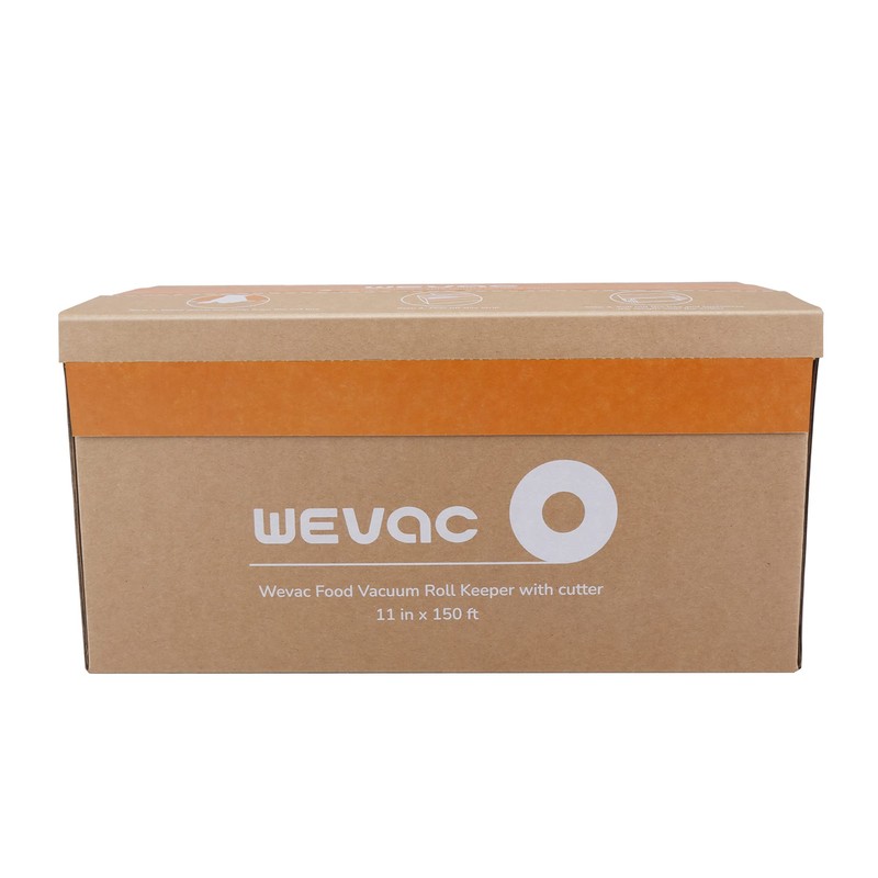 Wevac Vacuum Sealer Bags for Food, 11"x150' Roll, Fits Food