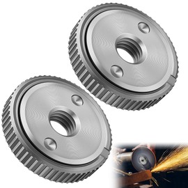 2 pieces quick release nut, clamping nut, for all Makita, Decker, Flex, Metabo, Hitachi etc. M14 angle grinder clamping nut