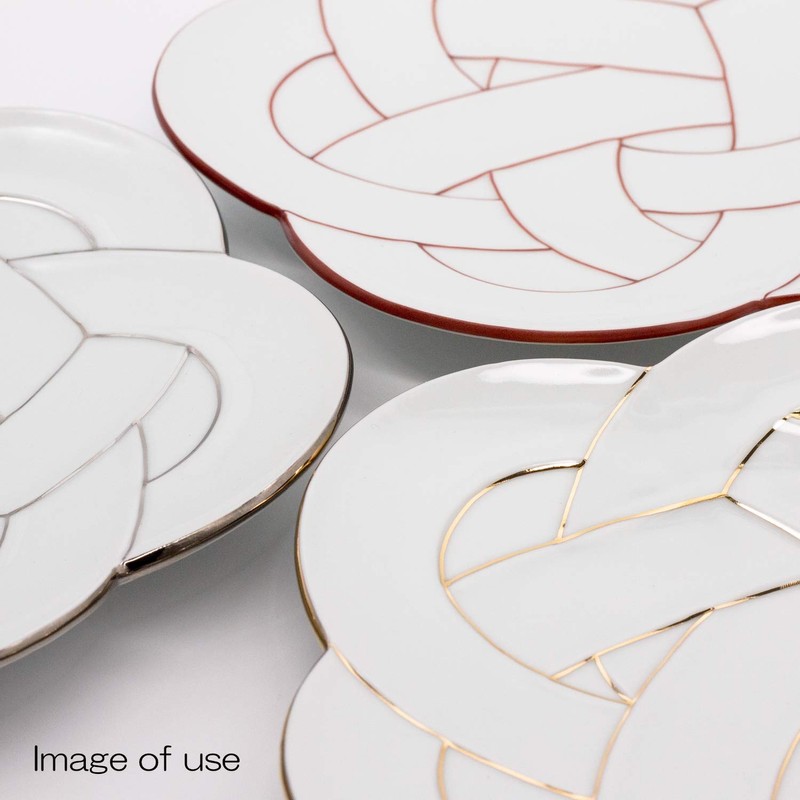 24to3 478380 Nishitomi Pottery Arita Ware Plate, Tansei Kiln Platter,