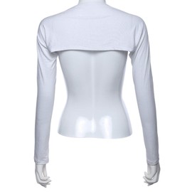 Vpang - Chal de enfriamiento de golf, antirayos UV, protección UV, manga de protección solar, para mujeres, golf y deportes al aire última intervensión (blanco)