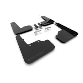 FASTMODZ Rally Armor MF92-UR-BLK/MBK Compatible with FITS 2022 Subaru WRX Black UR Mud Flap Metallic Black Logo