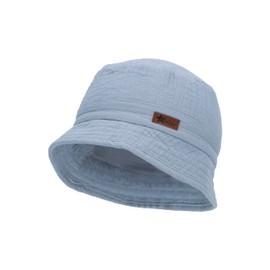 Sterntaler Unisex Children's Fishing Hat Muslin Children's Hat, lightblue