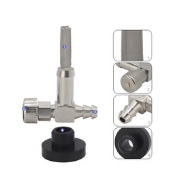 YESHINDA Fuel Gas Tank Grommet and Shut Off Valve Fit for Coleman Craftsman Generac Generator 33/64" Fuel Tank Hole, Replace Part Number 751-0171,735-0149