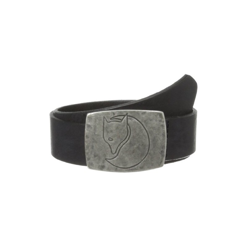 FJÄLLRÄVEN Unisex's Murena Silver Belt Black, Size 75