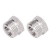 2Pcs Cola Barrel Adapter Distributor Connector Male Thread G5/8 Female