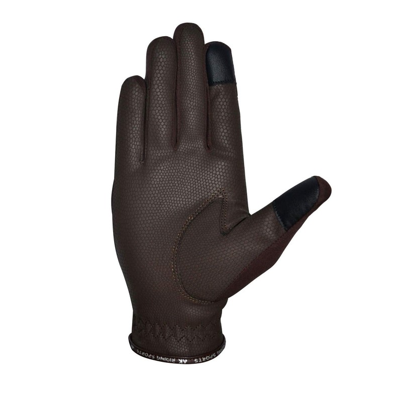 AK Embossed Champion Grip Horse Riding Gloves along the Touch