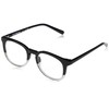 A.J. Morgan Eyewear Noir-Reading Glasses Square, Black/Crystal, 50-18-145mm + 1.5