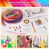 295 PCS Scoobies Strings Kit, Scoubidou Strings, Plastic Lacing Cord
