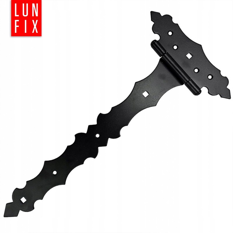 170 x 300 x 2 mm Triangle Hinge Black Steel