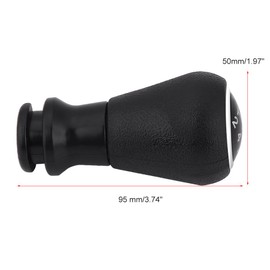 Qiilu 5 Speed Gear Stick Shift Knob Head