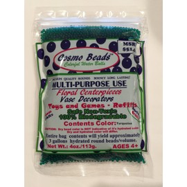Celebrate Your Special Day with Your Centerpieces Accented with These Beautiful Cosmo Beads Brand Water Gelly Balls (Turquoise, 4 Ounce)