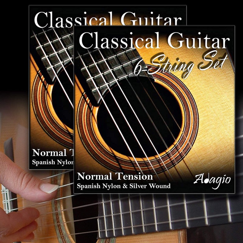 2 SETS! Adagio Pro Classical Acoustic Nylon Guitar Strings -