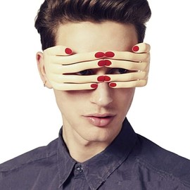 UOPR Cosplay Blindfold Glasses Glasses Christmas Halloween Costume Mask, Party Goods, Event Supplies