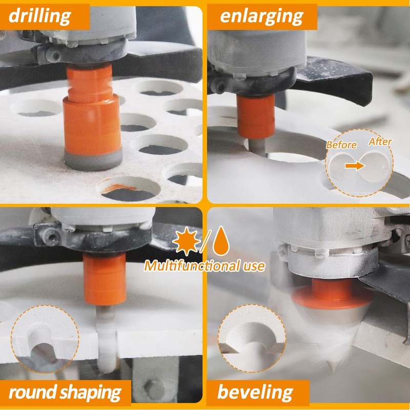 Diamond Core Drill Kit BGTEC Diamond Hole Saw Tile Cutter,