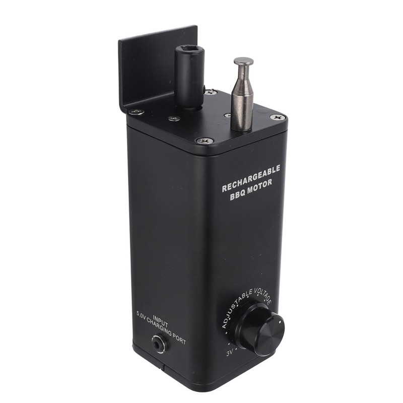 Rotisserie Motor Aluminum Alloy 10W 3 to 12V Adjustable Rechargeable
