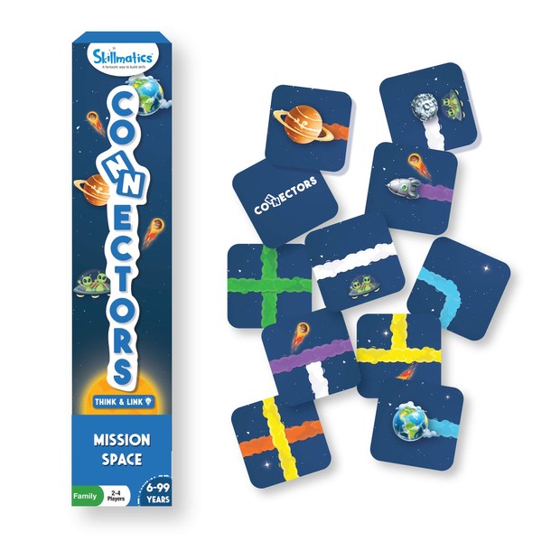 Skillmatics Educational Game - Connectors Mission Space, Fun Learning Game of Connections, Strategy & Matching, Ages 6 and Up