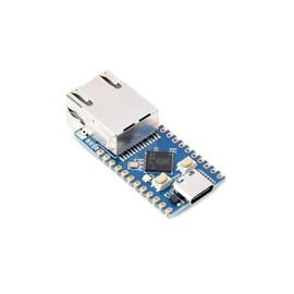 waveshare RP2040-ETH Mini Development Board RP2040 Ethernet Port Module Based on Raspberry Pi Microcontroller Chip RP2040,Supports TCP Server/TCP Client/UDP Server/UDP,USB-C Connector,Ethernet Port