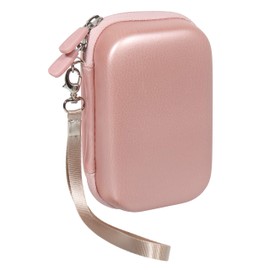 Alltravel Digital Camera Case for Canon PowerShot G7 X Mark II/ G7 X Mark III / G5 X Mark II / G7X Digital Camera, Point and Shoot Vlogging Camera Bag (Rose)