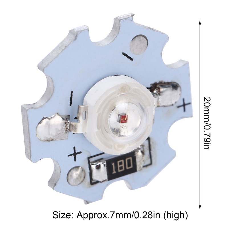 25Pcs 0.5W 5V High Power LED Lamp Bead Light Source